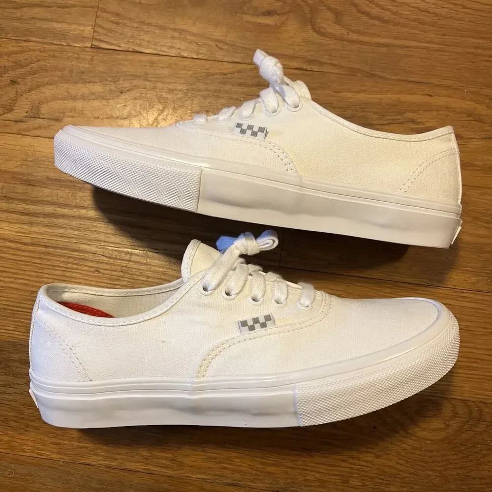 Vans Authentic Pro Pop Cush True White Men Size 8.5/Women 10 NEW.NWOB